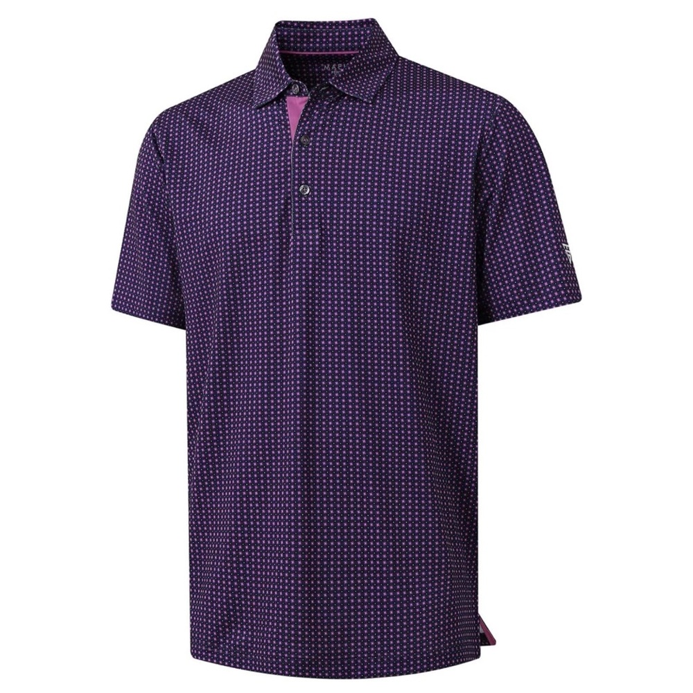 M Maelreg Men’s Performance Golf Shirt Size M NWT
